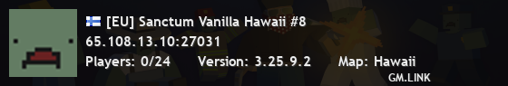[EU] Sanctum Vanilla Hawaii #8