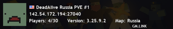 DeadAlive Russia PVE #1