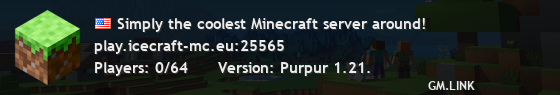 Simply the coolest Minecraft server around!