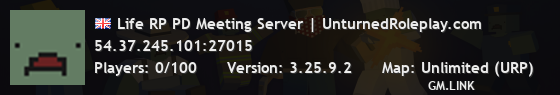 Life RP PD Meeting Server | UnturnedRoleplay.com