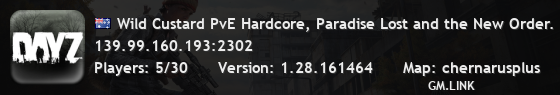 Wild Custard PvE Hardcore, Paradise Lost and the New Order.