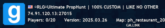 【RLG】Ultimate PropHunt | 100% CUSTOM | LIKE NO OTHER