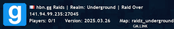hbn.gg Raids | Realm: Underground | Raid Over