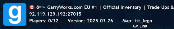 👷 GarryWorks.com EU #1 | Official Inventory | Trade Ups & Cr