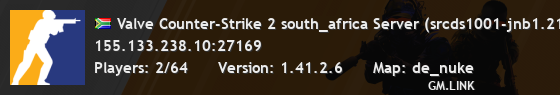 Valve Counter-Strike 2 south_africa Server (srcds1001-jnb1.213.