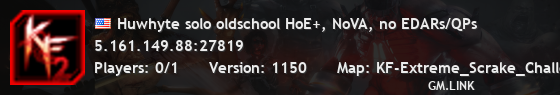 Huwhyte solo oldschool HoE+, NoVA, no EDARs/QPs