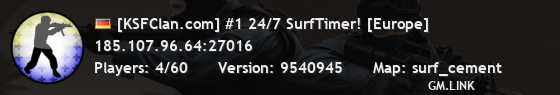 [KSFClan.com] #1 24/7 SurfTimer! [Europe]