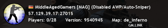 MiddleAgedGamers [MAG] (Disabled AWP/Auto-Sniper)