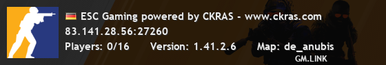 ESC Gaming powered by CKRAS - www.ckras.com