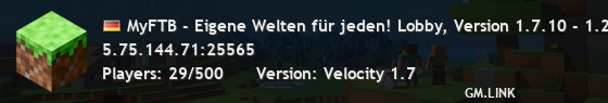 MyFTB - Hilfsbereite Community Lobby, Version 1.7.10 - 1.21.8