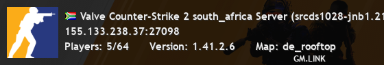 Valve Counter-Strike 2 south_africa Server (srcds1028-jnb1.213.