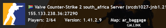 Valve Counter-Strike 2 south_africa Server (srcds1027-jnb1.213.