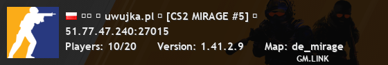 ██ ★ uwujka.pl ★ [CS2 MIRAGE #5] ⚫