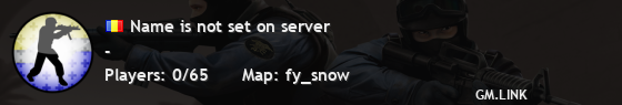 Name is not set on server