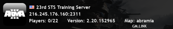 23rd STS Training Server
