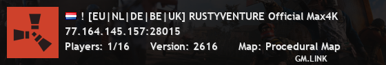 ! [EU|NL|DE|BE|UK] RUSTYVENTURE Official Max4K