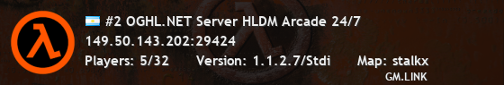 #2 OGHL.NET Server HLDM Arcade 24/7