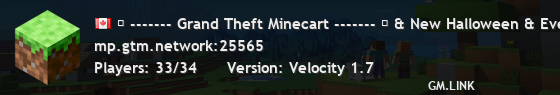 ⛏ ------- Grand Theft Minecart ------- ⛏ & New Halloween & Event & Map Changes &