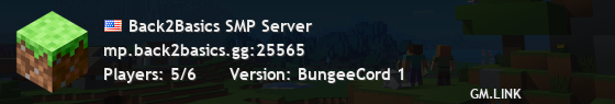 Back2Basics SMP Server