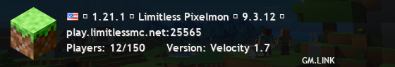 ❀ 1.21.1 ☽ Limitless Pixelmon ☽ 9.3.12 ❀