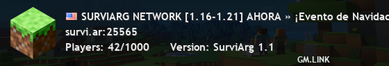 SURVIARG NETWORK [1.16-1.21] AHORA » ¡Evento de Navidad!