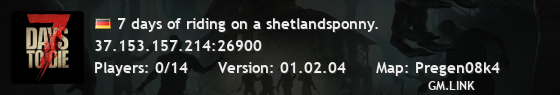 7 days of riding on a shetlandsponny.