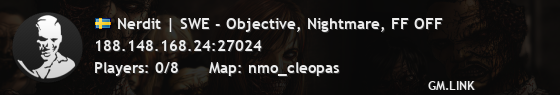 Nerdit | SWE - Objective, Nightmare, FF OFF