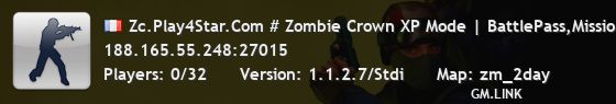 Zc.Play4Star.Com # Zombie Crown XP Mode | BattlePass,Missions,Crysals,VIP FREE