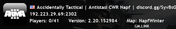 Accidentally Tactical | Antistasi CWR Napf | discord.gg/SyvBsGu