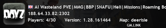 AI Wasteland PVE|MMG|BBP|SNAFU|Heli|Missions|Roaming Bots|Trade