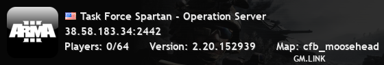 Task Force Spartan - Operation Server