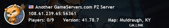 Another GameServers.com PZ Server