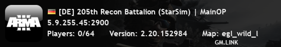 [DE] 205th Recon Battalion (StarSim) | MainOP