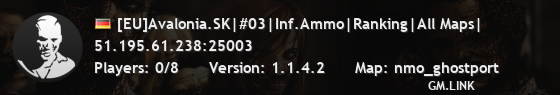[EU]Avalonia.SK|#03|Inf.Ammo|Ranking|All Maps|