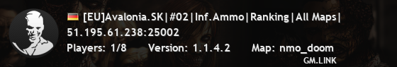 [EU]Avalonia.SK|#02|Inf.Ammo|Ranking|All Maps|