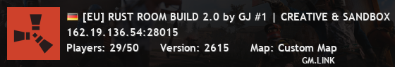 [EU] RUST ROOM BUILD 2.0 by GJ #1 | CREATIVE & SANDBOX