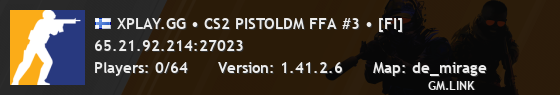 XPLAY.GG • CS2 PISTOLDM FFA #3 • [FI]