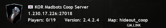 KOR Madbots Coop Server