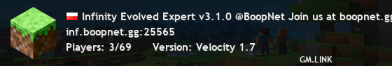 Infinity Evolved Expert v3.1.0 @BoopNet Join us at boopnet.gg/discord