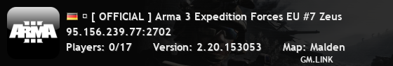 � [ OFFICIAL ] Arma 3 Expedition Forces EU #7 Zeus