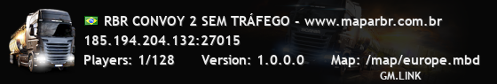 RBR CONVOY 2 SEM TRÁFEGO - www.maparbr.com.br