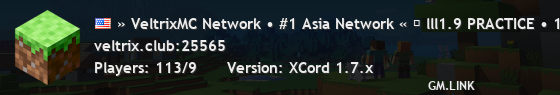 » VeltrixMC Network • #1 Asia Network « ❖ lll1.9 PRACTICE • 1.8 PRACTICE • RBWlll ❖