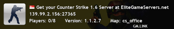 Get your Counter Strike 1.6 Server at EliteGameServers.net