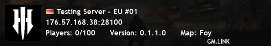 Testing Server - EU #01