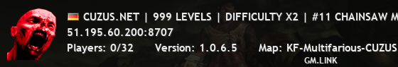 CUZUS.NET | 999 LEVELS | DIFFICULTY X2 | #11 CHAINSAW MASSACRE