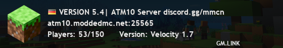 VERSION 5.4| ATM10 Server discord.gg/mmcn
