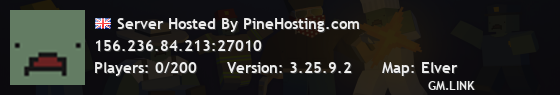 Server Hosted By PineHosting.com