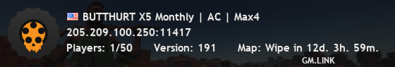 BUTTHURT X5 Monthly | AC | Max4