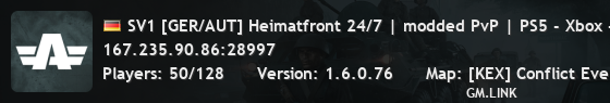 SV1 [GER/AUT] Heimatfront 24/7 | modded PvP | PS5 - Xbox - PC | discord.gg/heimatfront247