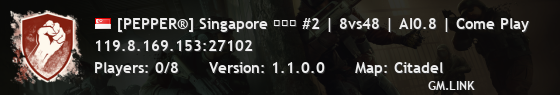 [PEPPER®] Singapore 新加坡 #2 | 8vs48 | AI0.8 | Come Play